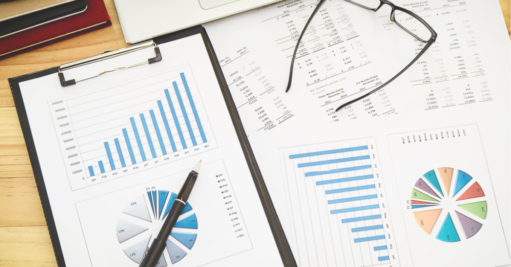 balance sheet pie charts
